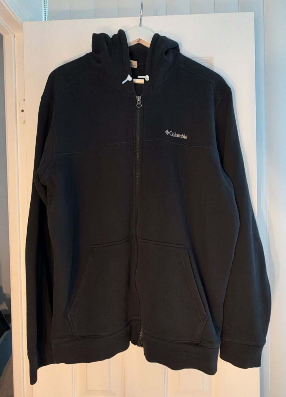 Columbia Men's Logo Fleece Full Zip Hoodie Black Size L